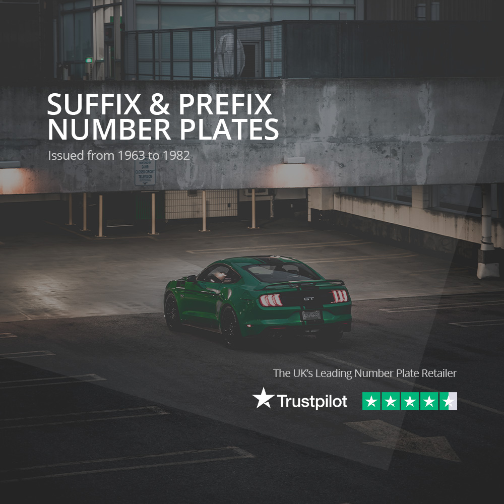 Suffix And Prefix Number Plates Buy Suffix Registrations Now